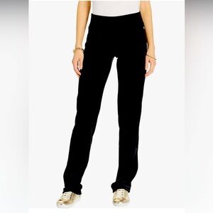 Lilly Pulitzer Jordynne Black Velour Pants